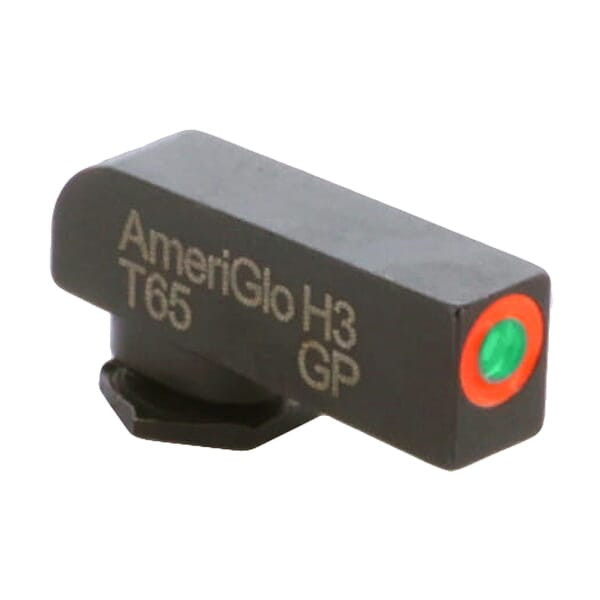 Ameriglo ProGlo Green Tritium w/Orange Outline .165"H .125"W Front Sight for Glock GL-212T-ORC - Ameriglo