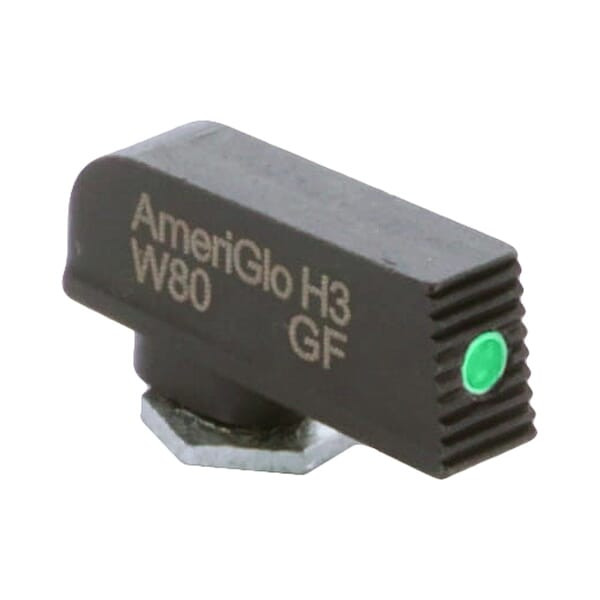 Ameriglo Defoor Green Tritium w/Black Outline .185"H .118"W Front Sight for Glock GL-312-185 - Ameriglo