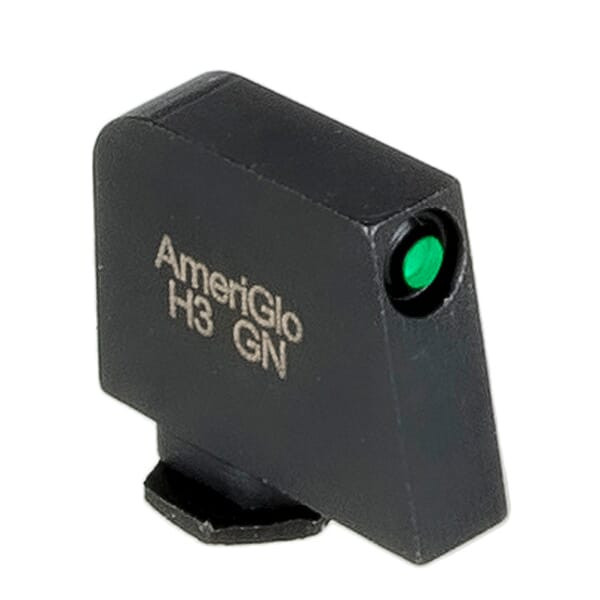 Ameriglo Green Tritium w/Black Outline Stock .358"H .125"W Front Sight for Glock GL-412-358 - Ameriglo