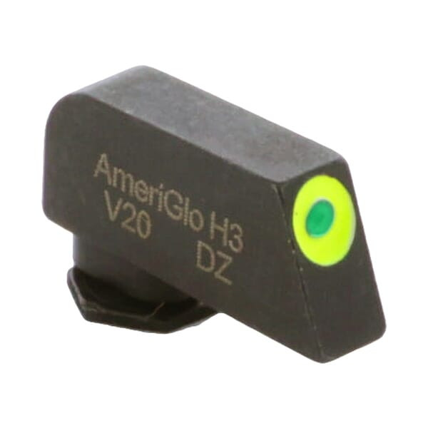 Ameriglo ProGlo Green Tritium w/LumiGreen Outline .22"H .125"W Front Sight for Glock GLV-220-125G - Ameriglo