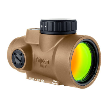 Trijicon MRO SD 1x25 Red Dot Sight w/ Adjustable LED 2.0 MOA Red Dot, Coyote Brown Anodized MRO-C-2200325 - Trijicon