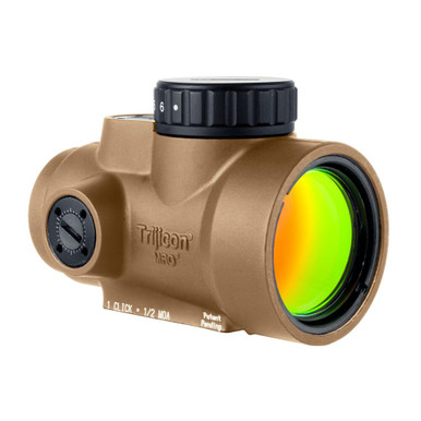 Trijicon MRO SD 1x25 Green Dot Sight w/ Adjustable LED 2.0 MOA Green Dot, Coyote Brown Anodized MRO-C-2200346 - Trijicon