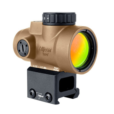 Trijicon MRO SD 1x25 Green Dot Sight w/ Adjustable LED 2.0 MOA Green Dot, Coyote Brown Anodized; Lower 1/3 Co-witness Mount (AC32069) MRO-C-2200349 - Trijicon