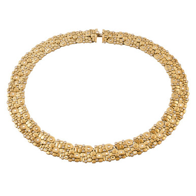 Alex Sepkus 18K and Diamond "Little Windows" Necklace N-19 in Gold - Alex Sepkus