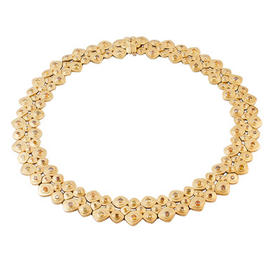 Alex Sepkus 18K and Natural Color Diamond "Pebble" Necklace - Alex Sepkus