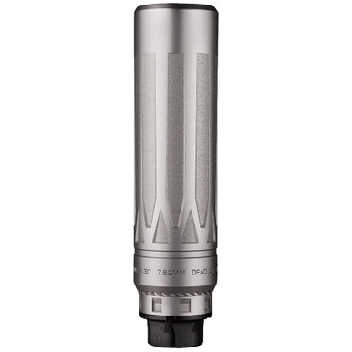 Dead Air Silencers Dead Air Nomad Ti XC .30 Cal 7.03" Silver Silencer w/Xeno Adapter (NFA) NOMADTIXCXENOSIL - Dead Air Silencers