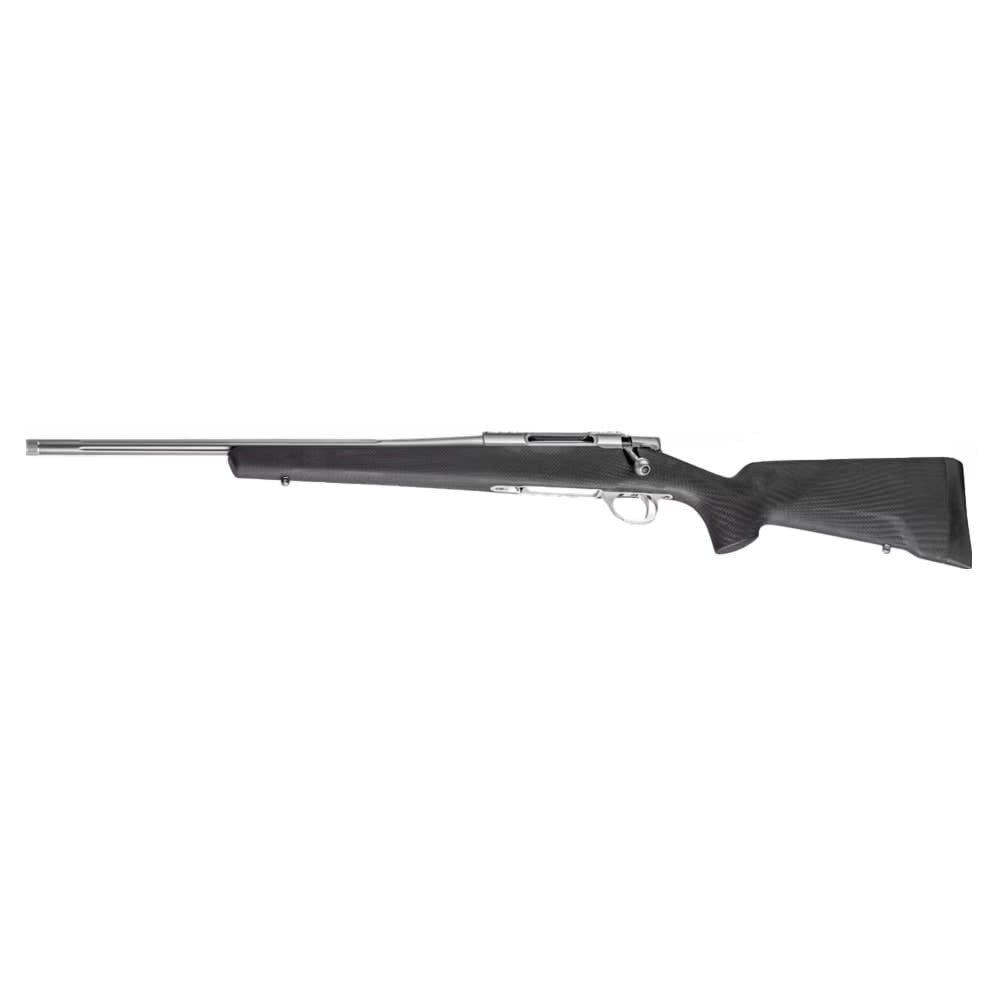 Sako 90 Peak Stainless Steel 22-250 REM No Sights 20 Fluted BBL 1:14 M15x1 TPI LH Std Trig 5RD Carbon Fiber / Black J05206 - Sako