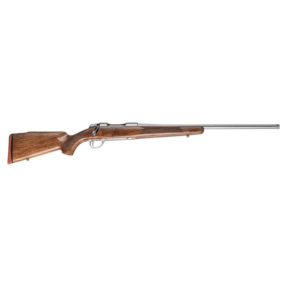 Sako 90 Hunter Stainless Steel 308 WIN No Sights 22.4 BBL 1:10 TPI RH Std Trig 5RD Wood / Oiled Brown J05258 - Sako
