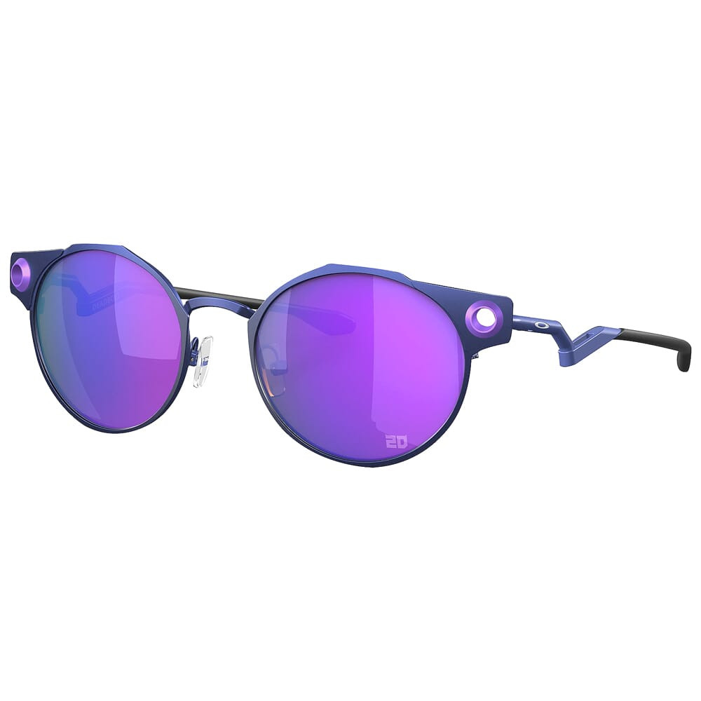 Oakley Deadbolt Fabio Quartararo Matte Navy w/PRIZM Violet Lenses OO6046-1050 - Oakley