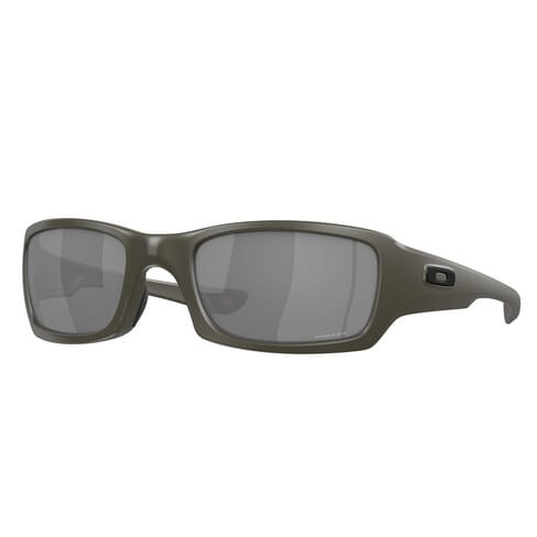 Oakley SI Fives Squared Matte Olive w/PRIZM Black Lenses OO9238-3754 in Matte Black - Oakley