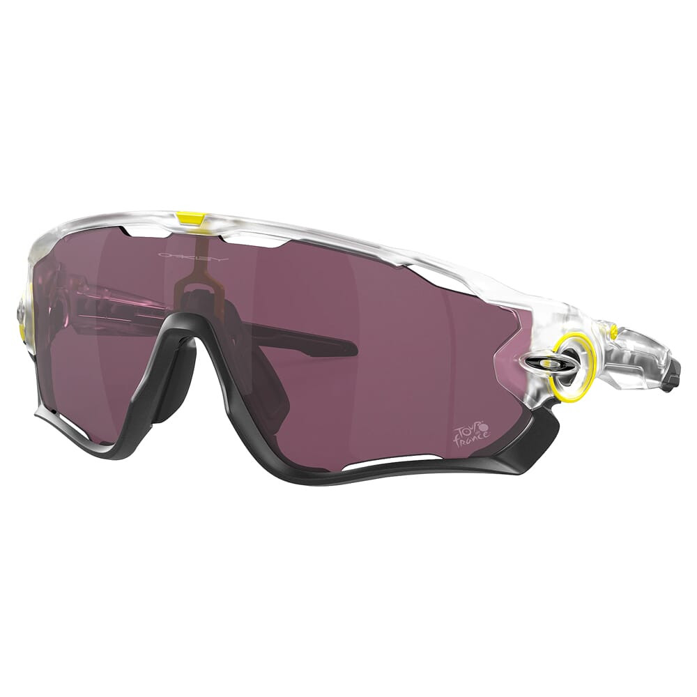 Oakley Jawbreaker Tour De France Matte Clear w/PRIZM Road Black Lenses OO9290-7231 - Oakley