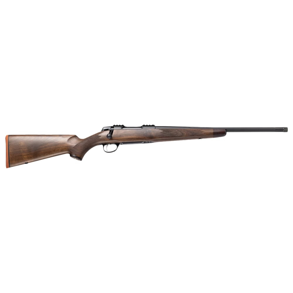 Sako 90 Grizzly 8x57 IS No Sights 20" Blued Fluted BBL 1:9.5 5/8x24 TPI RH Std Trig 5RD Wood / Oiled Brown J05344 - Sako