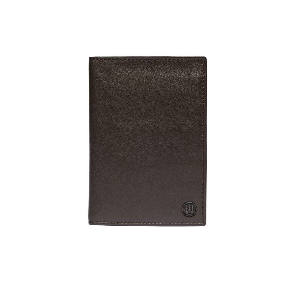 Beretta Brown Vertical Bifold Wallet w/Document Slot PP011L01260089UNI - Beretta