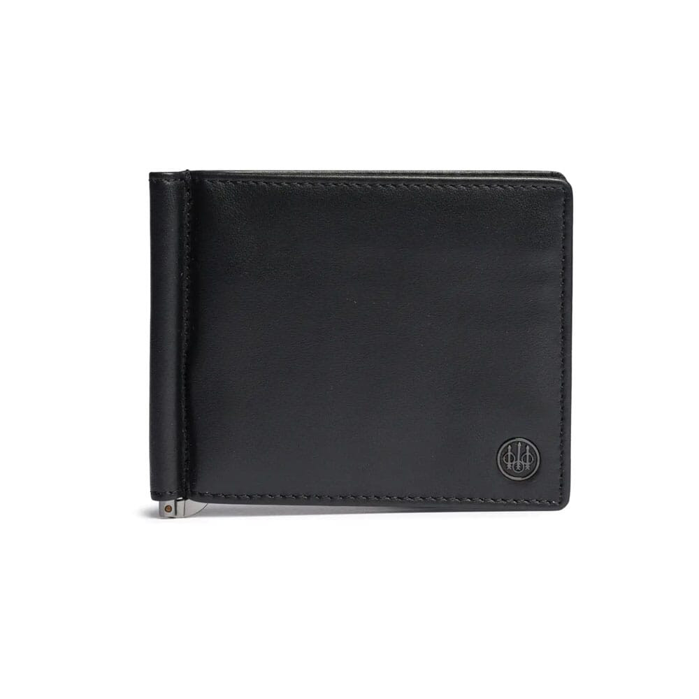 Beretta Black Credit Card Holder w/Metal Clip PP031L01260999UNI - Beretta