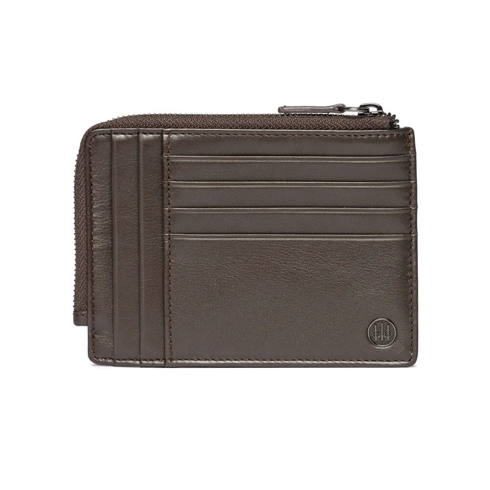 Beretta Brown Credit Card Zippered Holder PP061L01260089UNI - Beretta