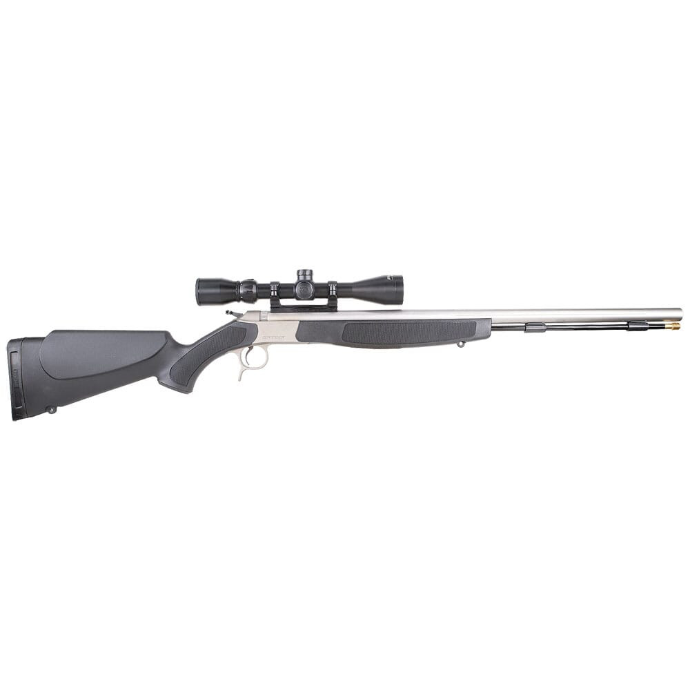 CVA ML CVA OPTIMA V2 .50 Cal 26" 1:28" Bbl SS/Black Break Action Inline Muzzleloader w/KonusPro 3-9x40, DuraSight Z-2 Mounts, & Accessories PR2020SVPS - CVA ML