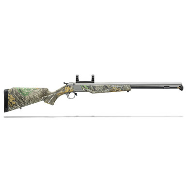 CVA ML WOLF - Stainless Steel | Realtree Edge - 0 MOA Pic Rail - 50 CAL - 24" bbl PR2118SM - CVA ML