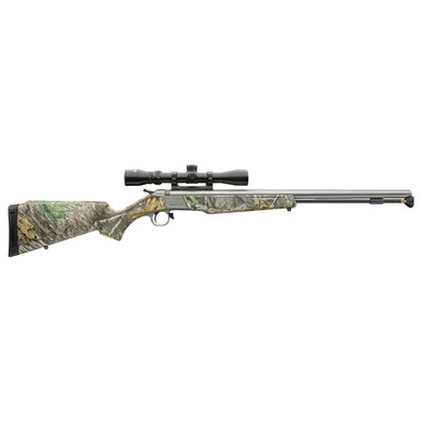 CVA ML CVA WOLF V2 .50 Cal 1:28" Bbl SS/Realtree Edge Break Action Inline Muzzleloader w/KonusShot 3-9x32, DuraSight Mounts, & Soft Case PR2118SSC - CVA ML