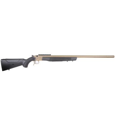 CVA ML CVA Accura LR-X 209 Magnum .45 Cal 30" 1:22" 3/4x24" Bbl FDE/Black Break Action Inline Muzzleloader w/0 MOA Pic Rail & w/VF Ignition Kit - CVA ML
