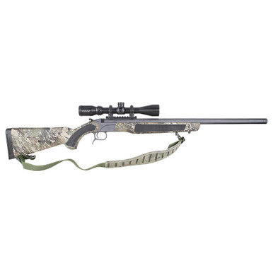 CVA ML CVA Accura MR-X .50 Cal 26" 3/4x24 Bbl Sniper Grey/True Timber Strata Break Action Inline Muzzleloader w/Knous Pro 3-9x40 Scope & Soft Case - CVA ML