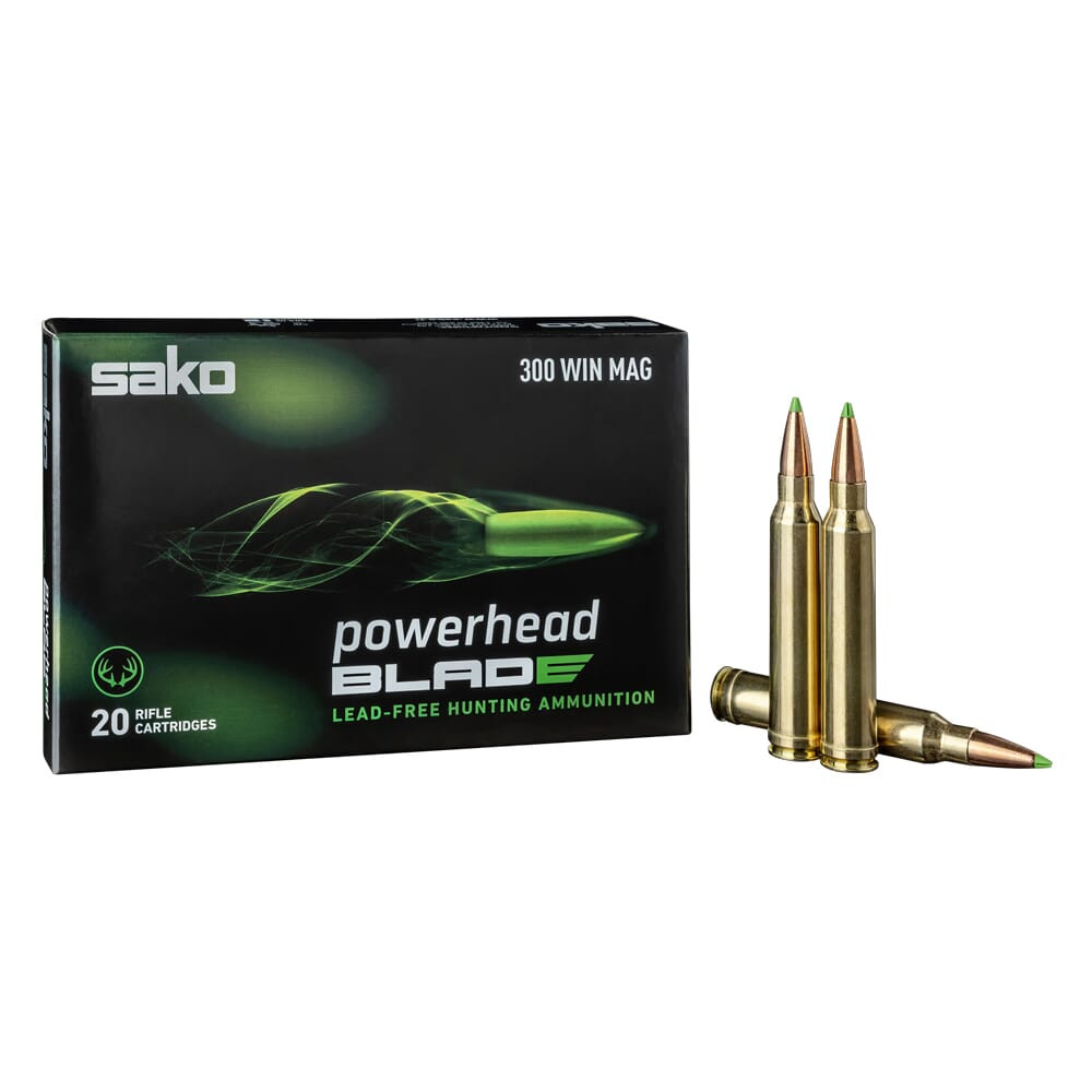 Sako PowerHead Blade .300 Win Mag 170gr Ammunition 20/Box JAS-PHB300WM/170B - Sako