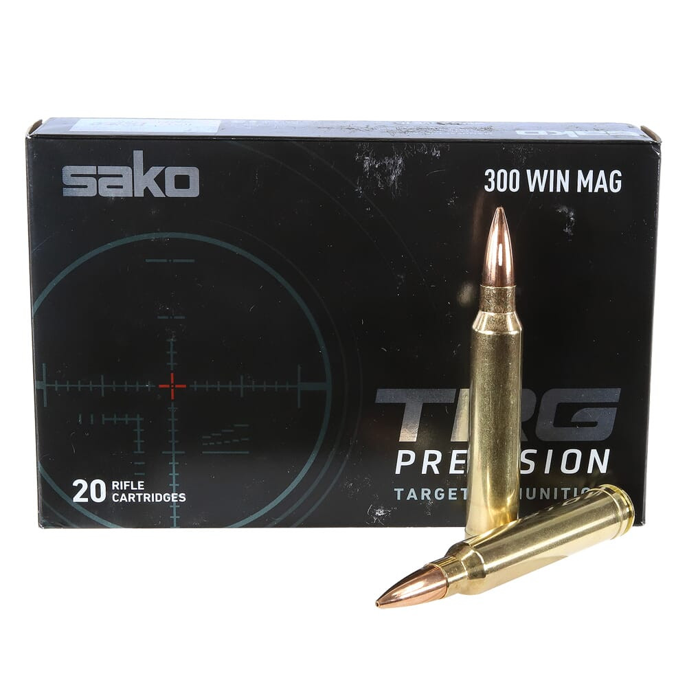 Sako Sako TRG .300 Win Mag 175gr Ammunition HP 20/Box JAS-TRG300WM/175B - $68.99 at EuroOptic