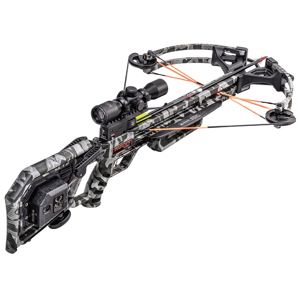 Wicked Ridge Crossbows Wicked Ridge Invader 400 REFURBISHED Crossbow w/ACUdraw, Pro-View Scope, & 3 XX75 Arrows RF-WR20005-9522 - Wicked Ridge Crossbows