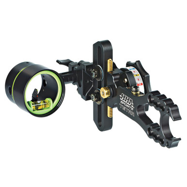 HHA Sports HHA Tetra RYZ 2519 w/.019 2-pin 1-5/8" Scope Green Top Pin & Red 2nd Pin RYZ-2519-GRED - HHA Sports