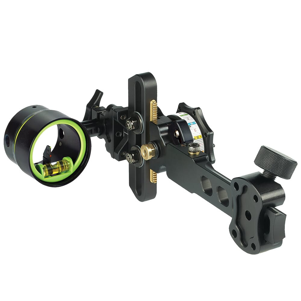 HHA Sports HHA Tetra Tournament Edition RYZ 2510 w/.010 2-pin 1-5/8" Scope Green Top Pin & Red 2nd Pin RYZ-TE-2510-GRED - HHA Sports
