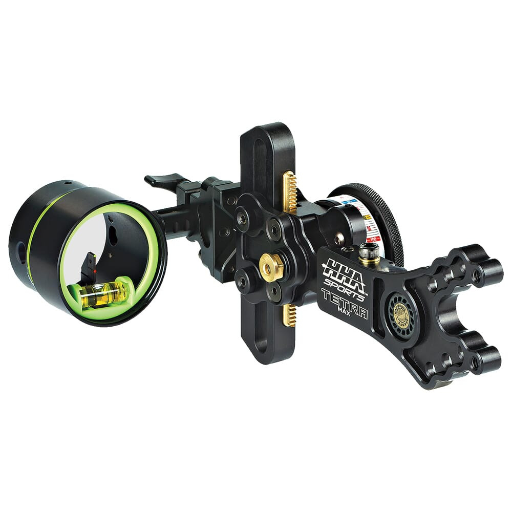 HHA Sports HHA Tetra Max RYZ 2510 w/.010 2-pin 1-5/8" Scope Green Top Pin & Red 2nd Pin RYZMX-2510-GRED - HHA Sports