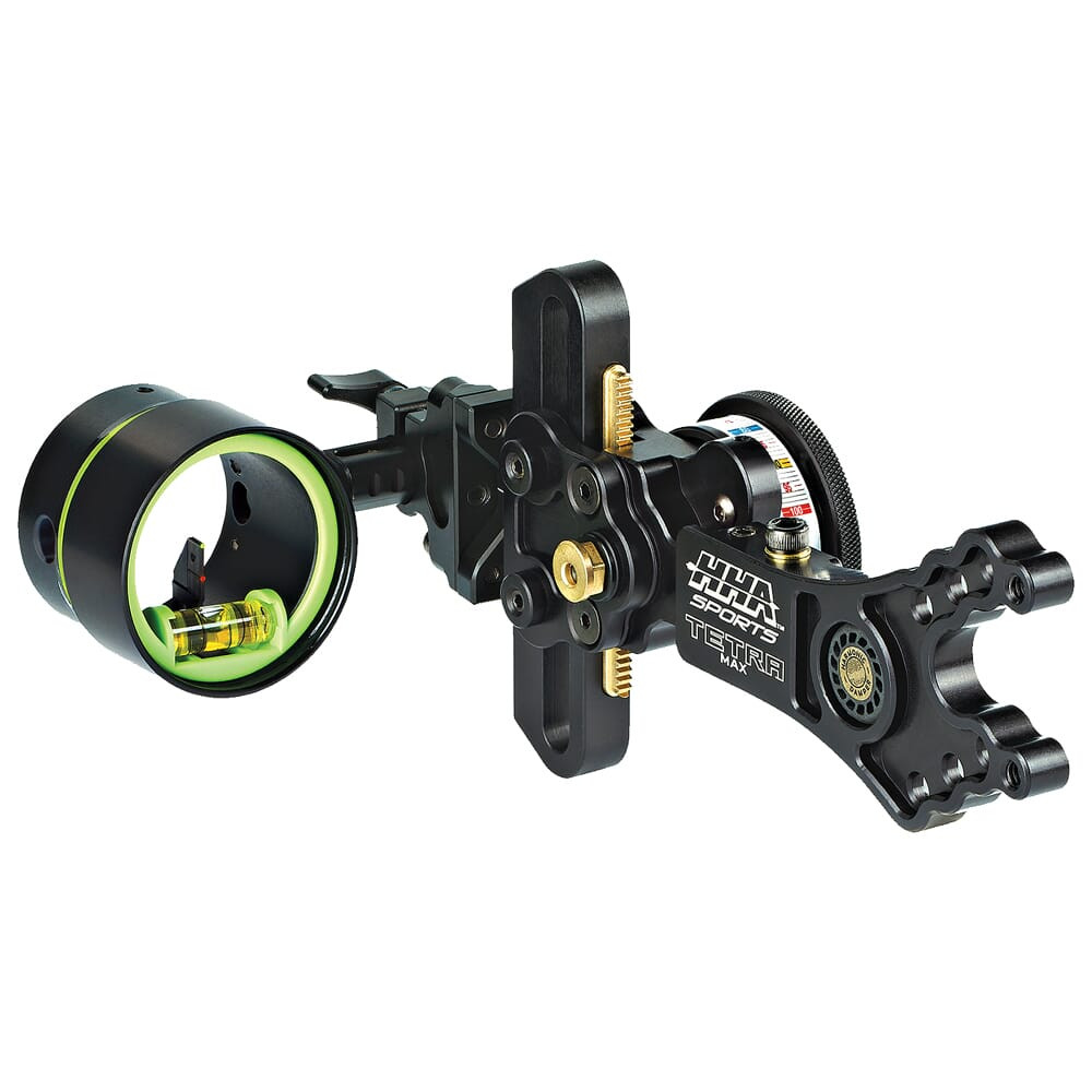 HHA Sports HHA Tetra Max RYZ 2519 w/.019 2-pin 1-5/8" Scope Green Top Pin & Red 2nd Pin RYZMX-2519-GRED - HHA Sports