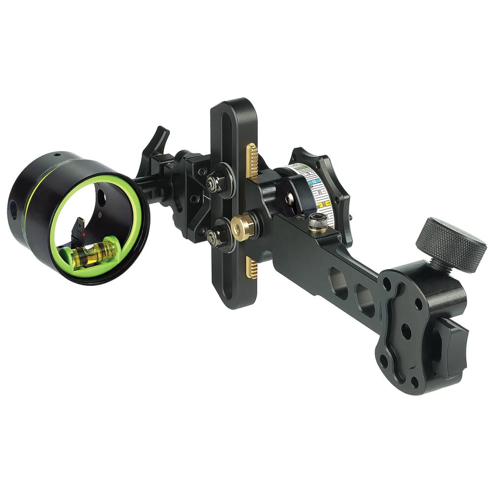 HHA Sports HHA Tetra Max Tournament Edition Short Bar RYZ 2510 w/.010 2-pin 1-5/8" Scope Green Top Pin & Red 2nd Pin SB-RYZMX-TE-2510-GRED - HHA Sports