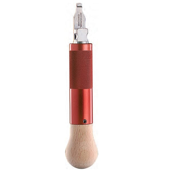 ERA-TAC ERATAC Gunsmith Red Screwdriver w/ 4 Blades Included, Sizes: 4mm, 5mm, 6mm, 8mm, Handle: Nutwood, Housing: Aluminum 00100-0080 - ERA-TAC
