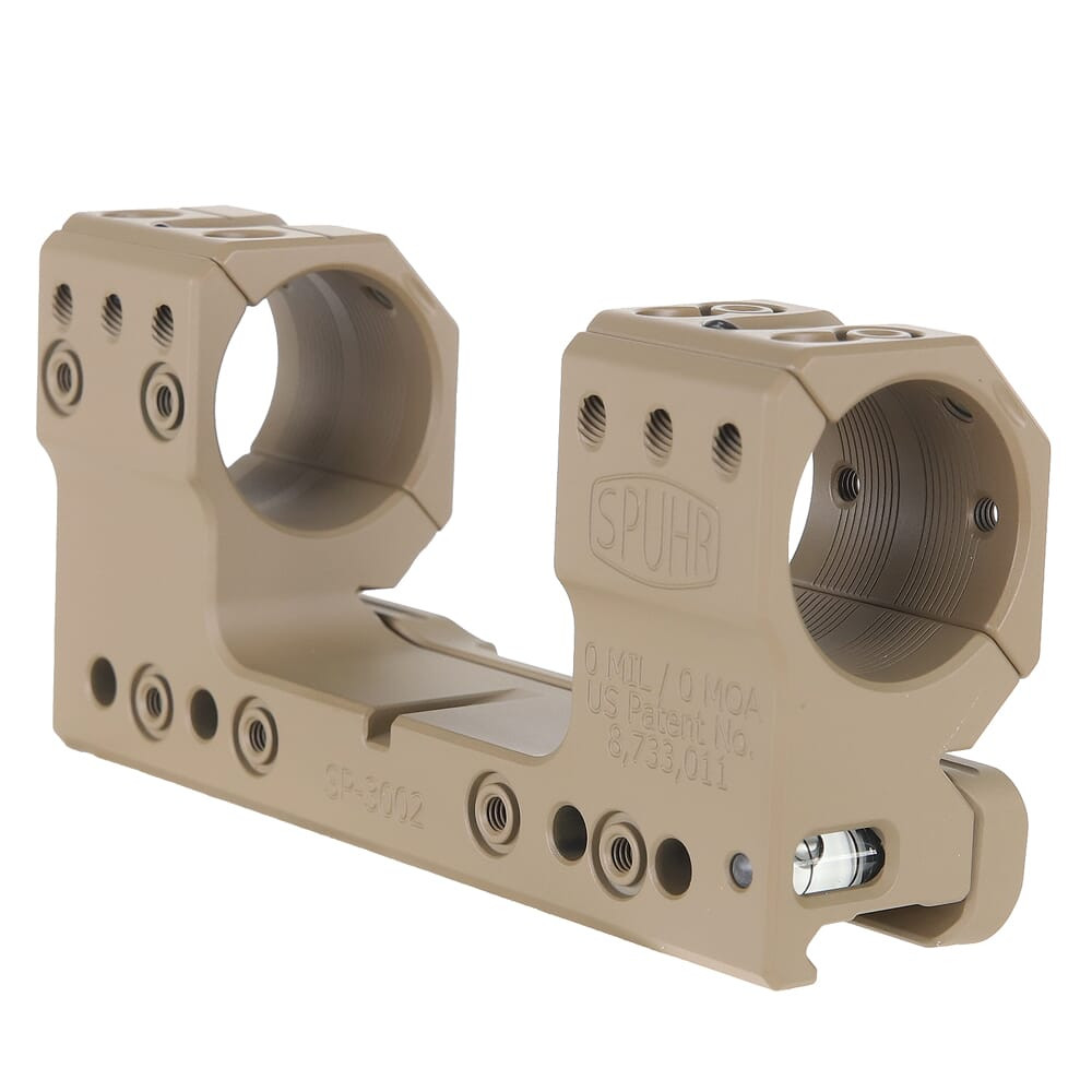 Spuhr Unimount 30mm 0MIL/0MOA 1.18" Picatinny FDE Scope Mount SP-3001-FDE - Spuhr
