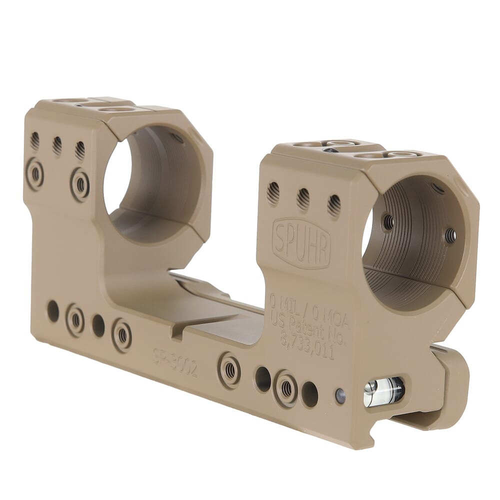 Spuhr Unimount 30mm 0MIL/0MOA 1.5" Picatinny FDE Scope Mount SP-3002-FDE - Spuhr