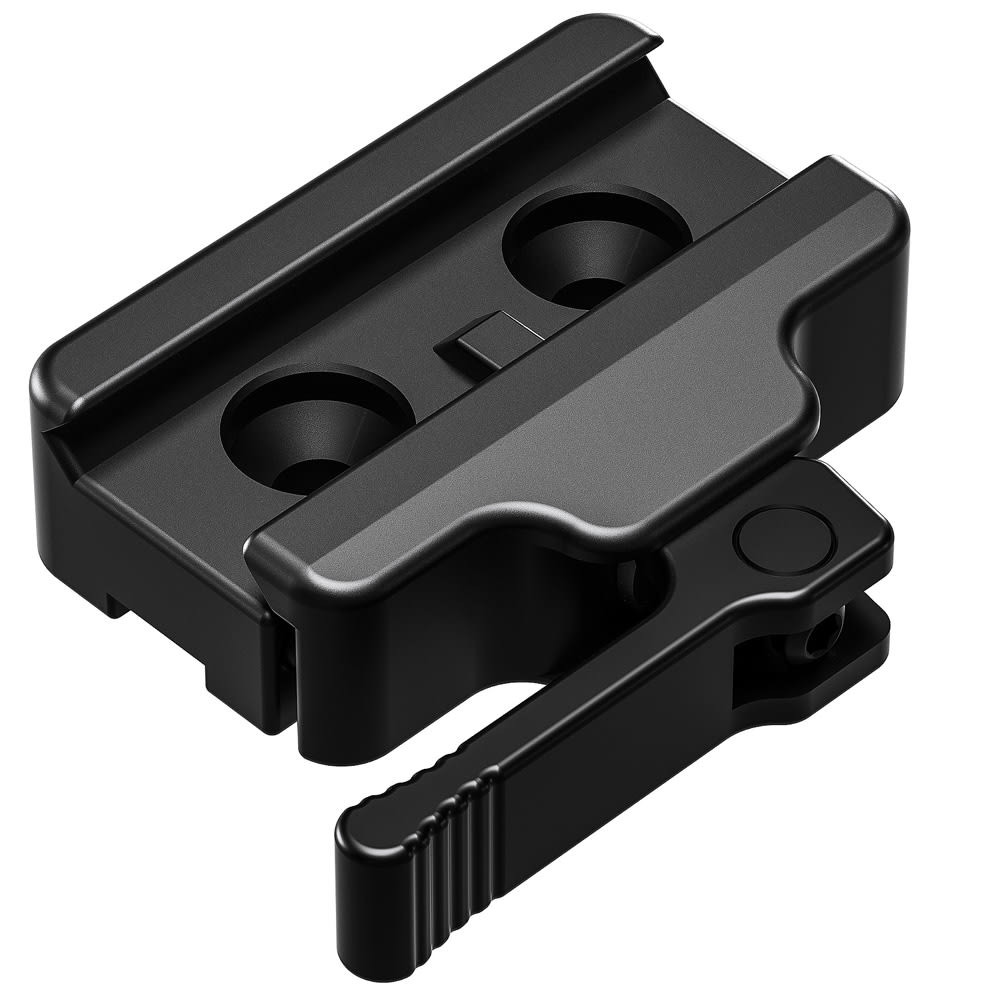 Leofoto 60mm Bipod Clamp, A.R.M.S. 17S Style 60mm / 2.36in Length, 3/8" Mounting Hole LSC-60P in Black - Leofoto