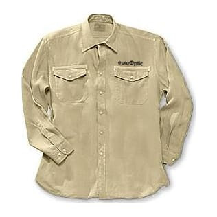 Eurooptic Safari Linen Shirt Khaki Large, L - Eurooptic
