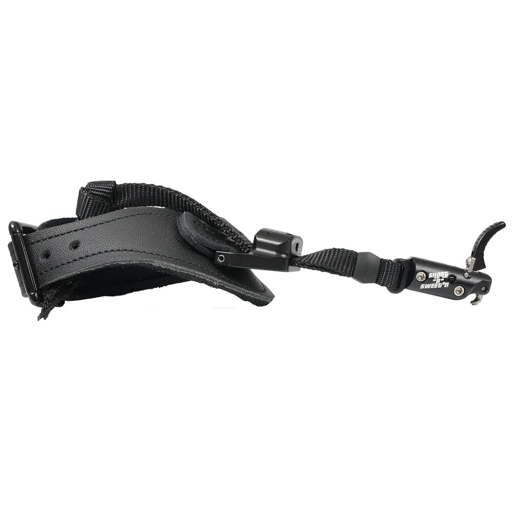 T.R.U. Ball Archery Short-N-Sweet'R Hybrid Trigger Cinch Web Buckle Strap Black Junior Release SSHB-BK-JR - T.R.U. Ball Archery