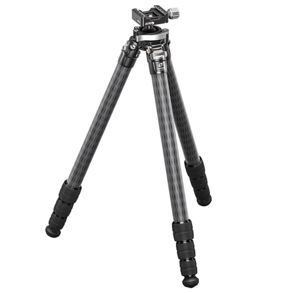 Leofoto ST Series ST-324C(K) Carbon Fiber Rifle Tripod w/Built-in Lever Control Ball Head ST-324CK - Leofoto