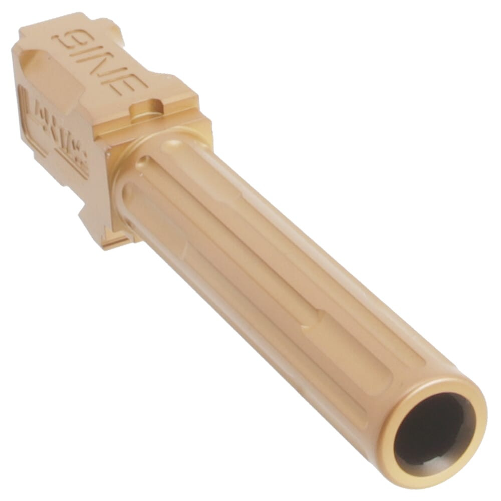 Lantac 9INE G19 Fluted Non-Threaded Bronze Bbl 01-GB-G19-NTH-BRNZ - Lantac