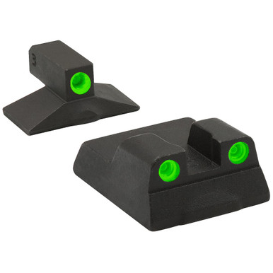 Meprolight USA Meprolight Tru-Dot H&K P7M8/M10 (Not PSP) Fixed Green Rear/Front Tritium Illum Pistol Sight Set 0115153101 - Meprolight USA