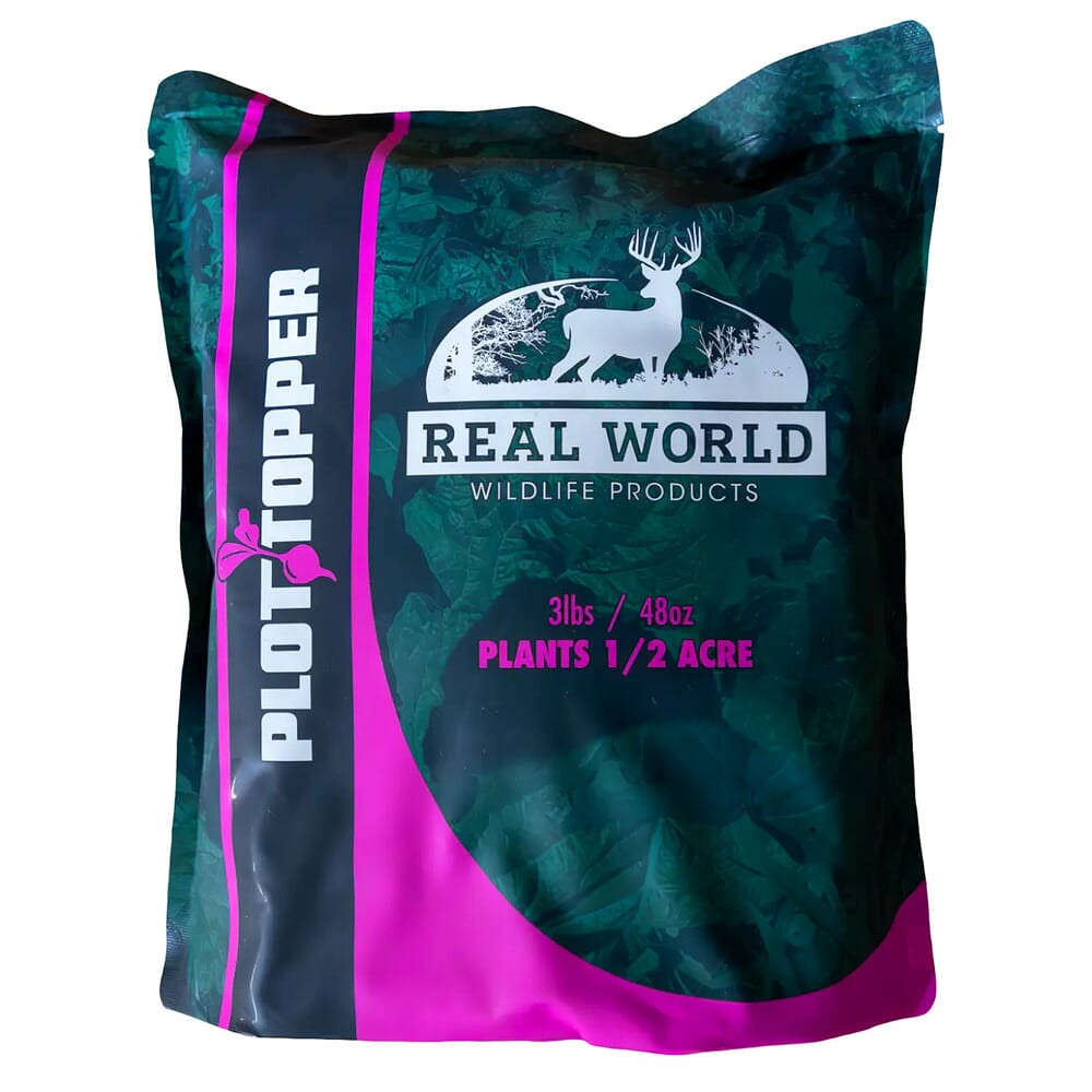 Real World Wildlife Products Plot Topper 1/2 Acre, 3lb Bag PLOT-TOPPER-3LB - Real World Wildlife Products