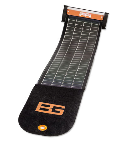 Bushnell Tactical PowerSync SolarWrap Mini, Bear Grylls 1x USB, Clam 5L PP1011BG - Bushnell Tactical