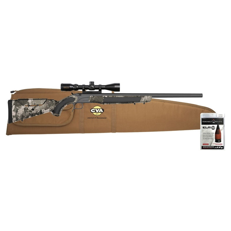 CVA ML ACCURA™ MR-X - Cerakote Sniper Grey + Nitride | Veil Alpine - KonusPro 3-9x40 IR BDC Reticle - .50 cal - 26" bbl -3/4x24 PR3223NSCP - CVA ML