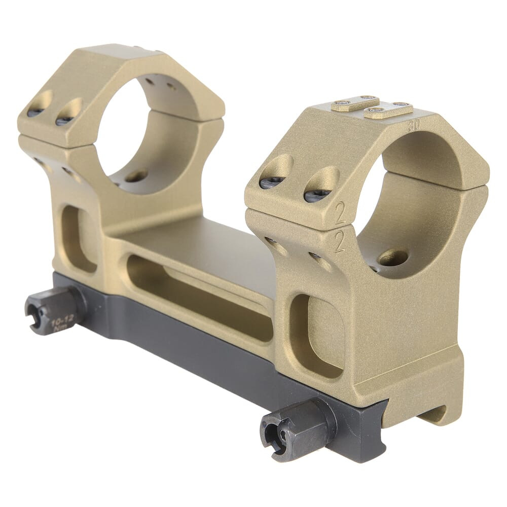 ERA-TAC ERATAC Gen 2 One-Piece 34mm 30MOA 33.5mm High RAL8000 Mount w/Nut for Haenel RS9 .338 Lapua Rifle, & Steiner Military ZF5-25x56mm T5001-320A - ERA-TAC