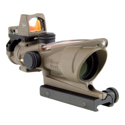 Trijicon ACOG 4x32 .223 Red Chevron FDE TA31-D-100324 - Trijicon