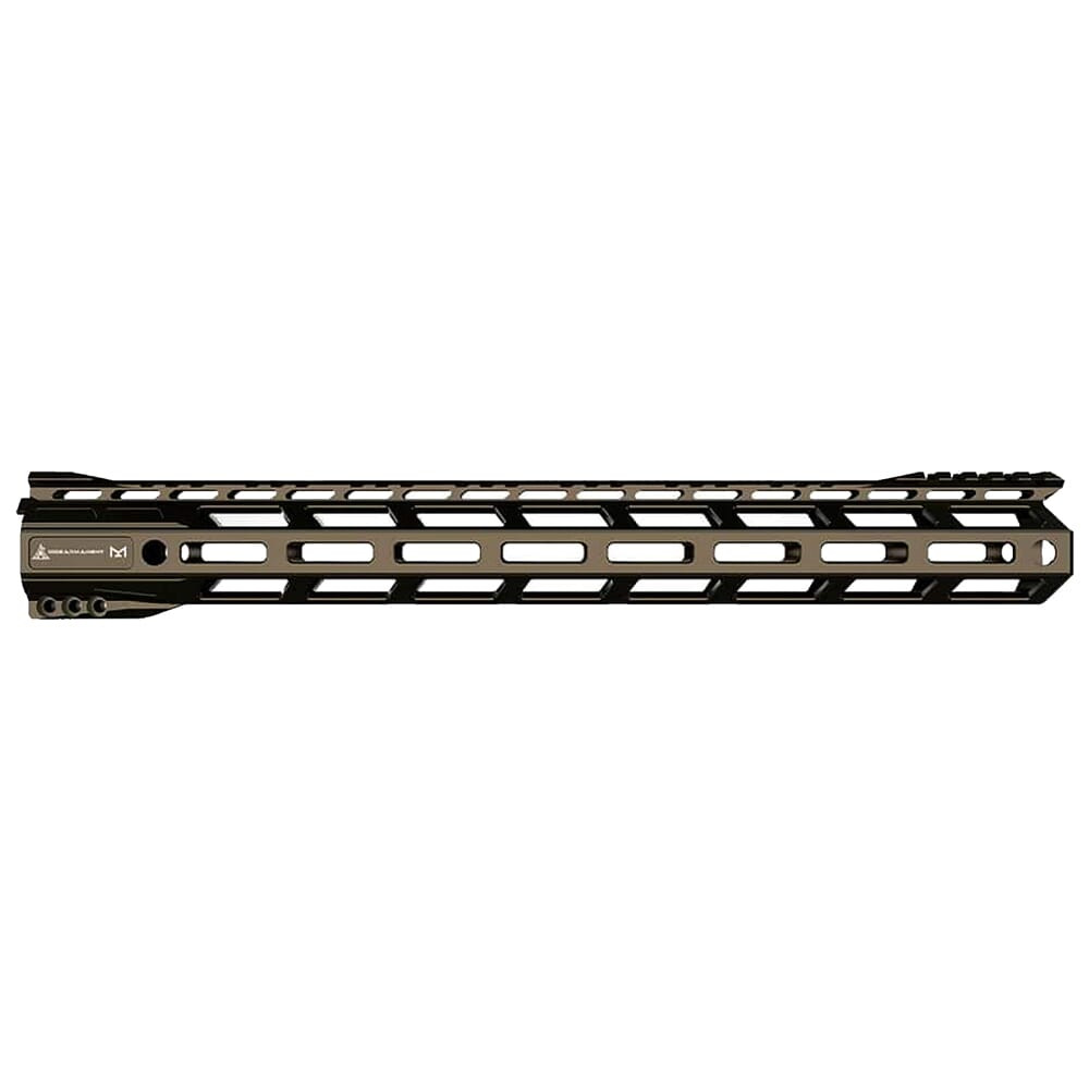 RISE Armament RA-905 15" Spartan Bronze Skeletonized AR-15 M-LOK Handguard RA-905-150-SB - RISE Armament