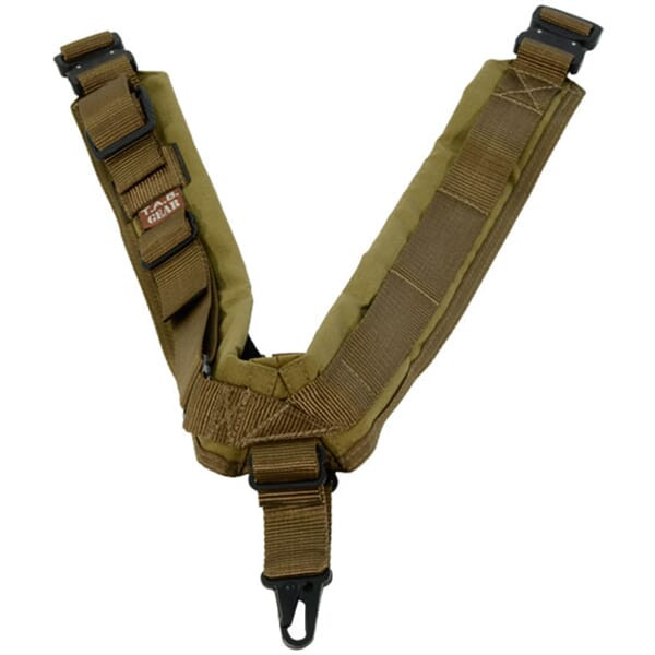 TAB Elite Biathlon Sling with Hooks - Coyote Tan - TAB