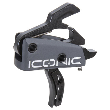 RISE Armament ICONIC by RISE Independent Two-Stage 3.0lbs Graphite Gray Trigger w/Anti-Walk Pins T22-GRY - RISE Armament