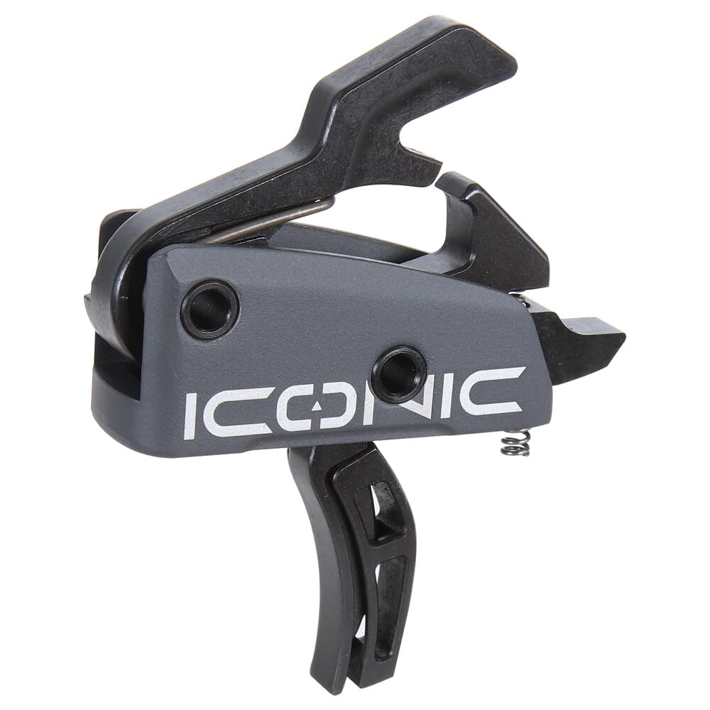 RISE Armament RISE Armament ICONIC by RISE Independent Two-Stage 3.0lbs Graphite Gray Trigger w/Anti-Walk Pins T22-GRY - $216.99 at EuroOptic
